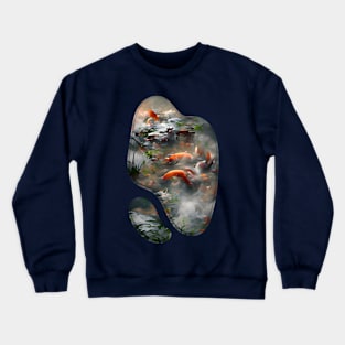 Japanese Koi Fish Yin & Yang Crewneck Sweatshirt